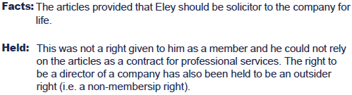 eley v positive government security life assurance co